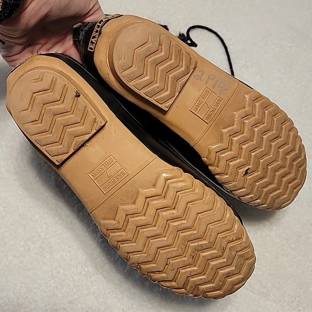 Eastland Black Waterproof Rain Boots Duck Boots - Picture 6 of 8